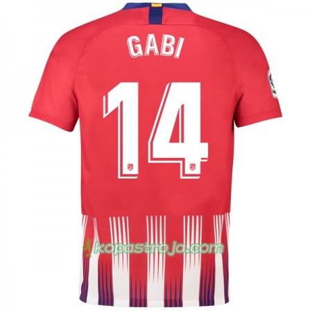 Billiga Fotbollströjor Atlético Madrid Gabi 14 Hemma tröja 2018/19 Kortärmad